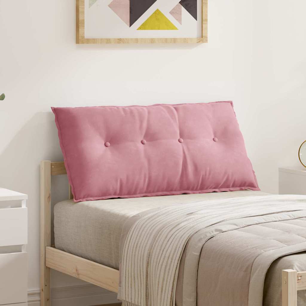 Casă & grădină - Perna pentru spate Roz 100 x 50 cm Țesătură din corduroy