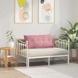 Polštář na záda Růžová 100 x 50 cm Žebrovaná látka - obrázek 4