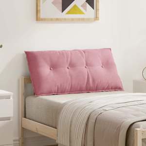 Poglavni vzglavnik Roza 100 x 50 cm Žametna tkanina