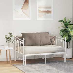 Polštář na záda Taupe 100 x 50 cm Mikrovlákno - obrázek 4