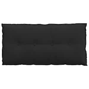 Polštář na záda Černá 100 x 50 cm Mikrovlákno - obrázek 6