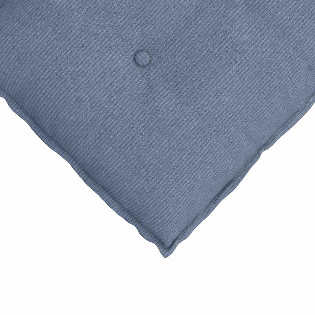 Rugkussen Blauw 100 x 50 cm Cordstof image 7