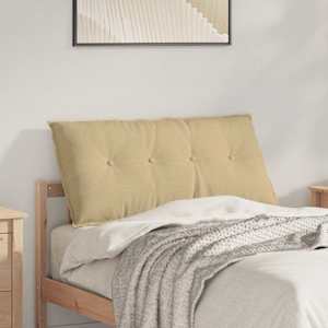 Poglavni vzglavnik Siva zelena 100 x 50 cm Žametna tkanina