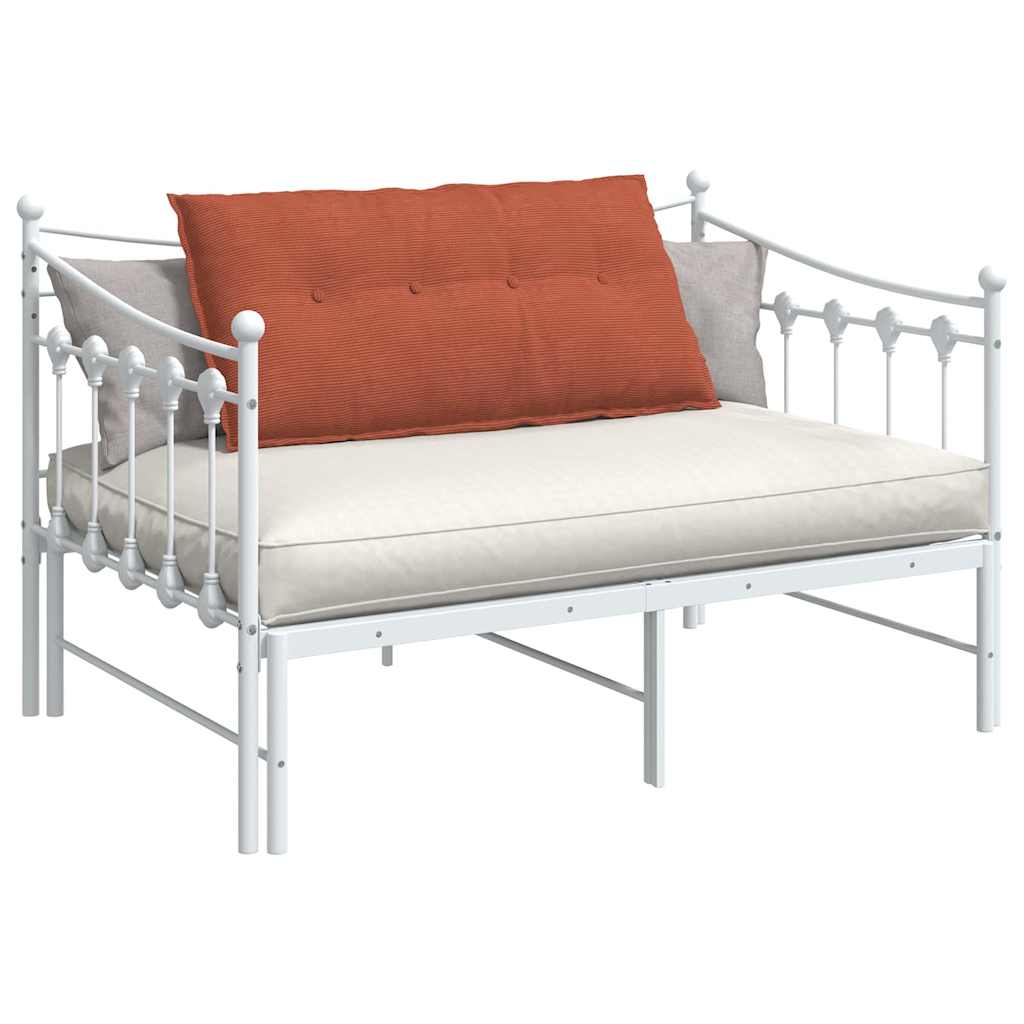 Rugkussen Rood-oranje 100 x 50 cm Cordstof image 3