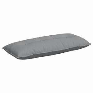 Polštář na záda Světle šedá 120 x 19 x 50 cm textil - obrázek 2