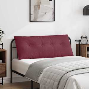 Poglavni vzglavnik Vinorodna rdeča 120 x 19 x 50 cm blago