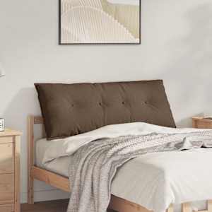 Polštář na záda Hnědá 120 x 19 x 50 cm textil - obrázek 1