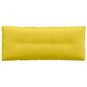 Polštář na záda Světlá žlutá 120 x 19 x 50 cm textil - obrázek 6