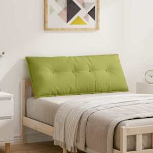 Poglavni vzglavnik Svetlo zelena 120 x 19 x 50 cm blago