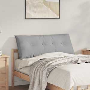 Polštář na záda Oblačno šedá 120 x 19 x 50 cm textil - obrázek 1