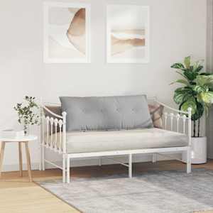 Polštář na záda Oblačno šedá 120 x 19 x 50 cm textil - obrázek 4