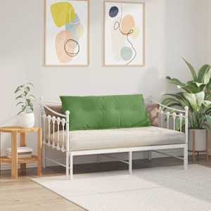 Polštář na záda Světlá zelená 120 x 50 cm Žebrovaná látka - obrázek 4