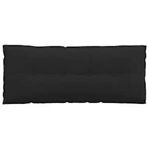 Polštář na záda Černá 120 x 50 cm Mikrovlákno - obrázek 6