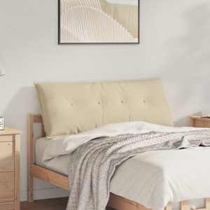 Poglavni vzglavnik krema 120 x 50 cm Mikrofiber tkanina