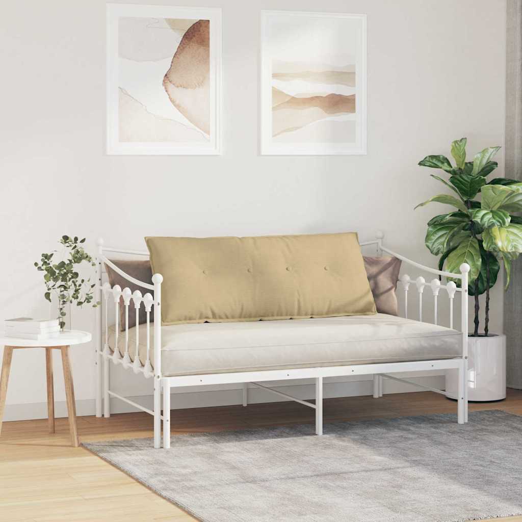 Rugkussen Grijs groen 120 x 50 cm Cordstof image 4