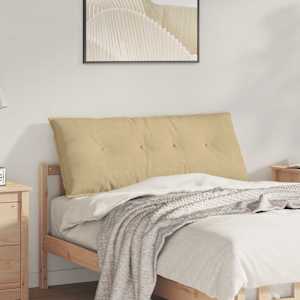 Poglavni vzglavnik Siva zelena 120 x 50 cm Žametna tkanina