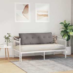 Polštář na záda Taupe 140 x 19 x 50 cm textil - obrázek 4