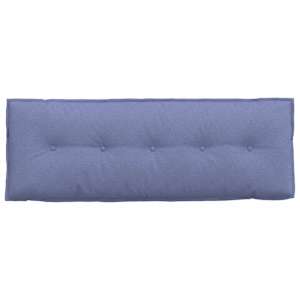 Polštář na záda Modrá džínovina 140 x 19 x 50 cm textil - obrázek 6