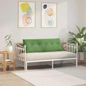 Polštář na záda Světlá zelená 140 x 50 cm Žebrovaná látka - obrázek 4