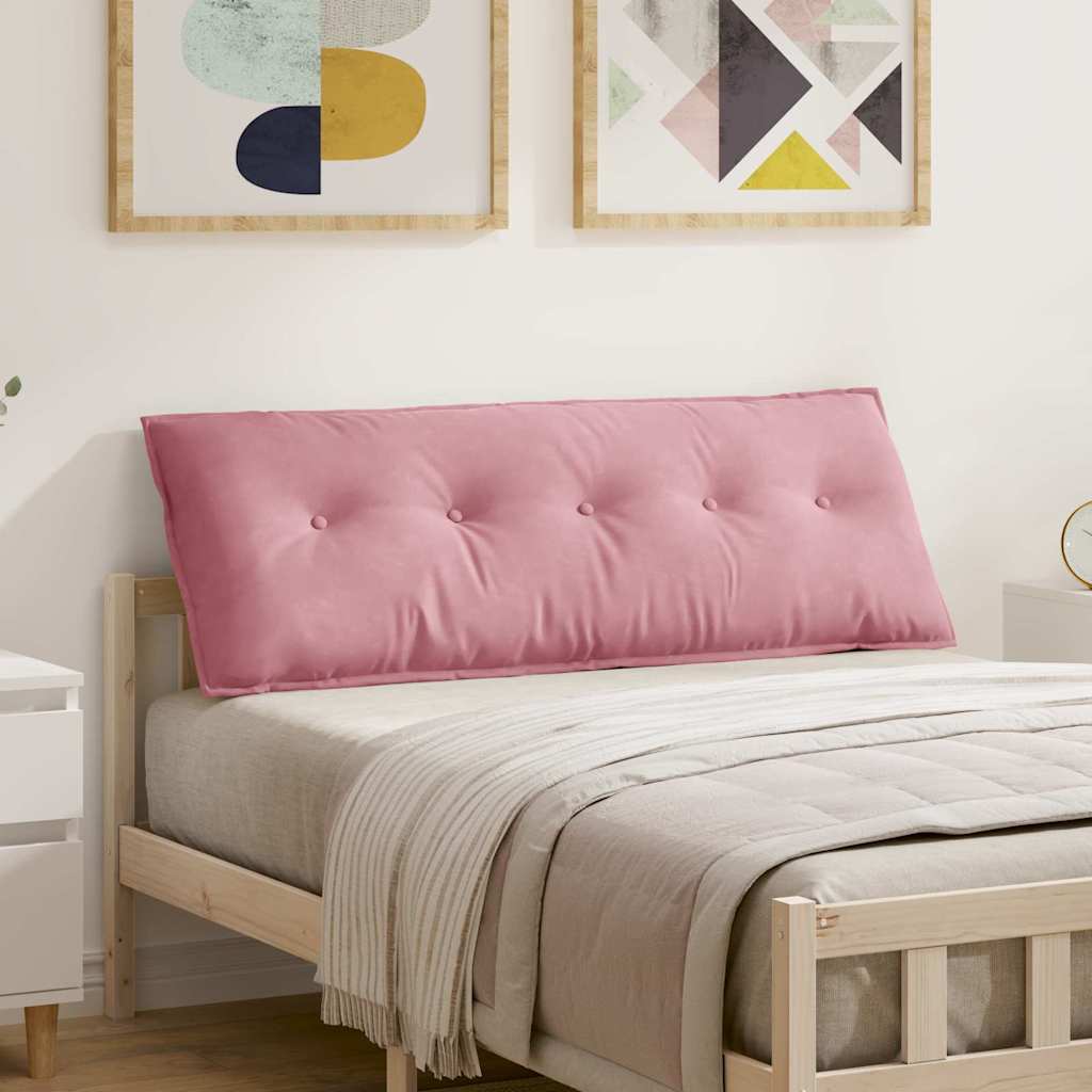 Casă & grădină - Perna pentru spate Roz 140 x 50 cm Țesătură din corduroy