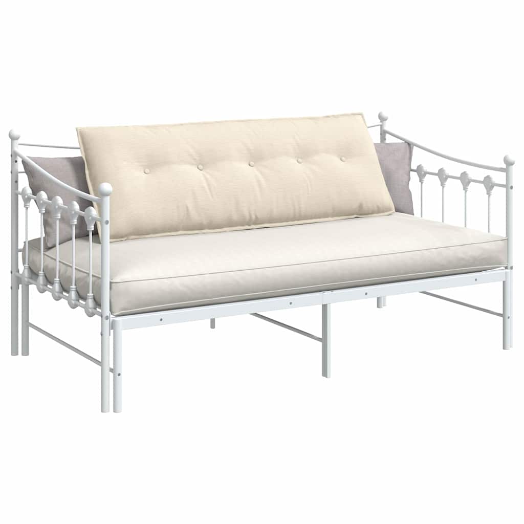 Thumbnail - vidaXL Rückenkissen Creme 140 x 50 cm Cordstoff