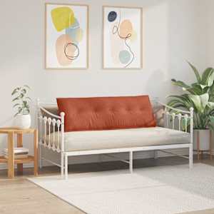 Polštář na záda Červená oranžová 140 x 50 cm Žebrovaná látka - obrázek 4