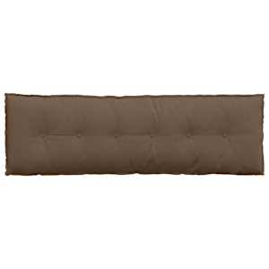 Polštář na záda Hnědá 160 x 19 x 50 cm textil - obrázek 6