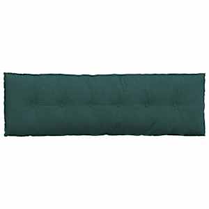 Polštář na záda Tmavě zelená 160 x 19 x 50 cm textil - obrázek 6