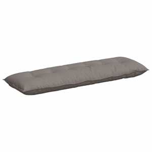 Polštář na záda Taupe 160 x 19 x 50 cm textil - obrázek 2