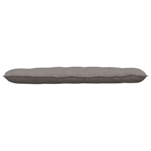 Polštář na záda Taupe 160 x 19 x 50 cm textil - obrázek 5