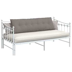 Polštář na záda Taupe 160 x 19 x 50 cm textil - obrázek 3