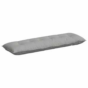 Polštář na záda Oblačno šedá 160 x 19 x 50 cm textil - obrázek 2