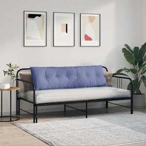 Polštář na záda Modrá džínovina 160 x 19 x 50 cm textil - obrázek 4