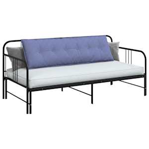 Polštář na záda Modrá džínovina 160 x 19 x 50 cm textil - obrázek 3