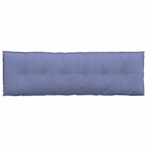 Polštář na záda Modrá džínovina 160 x 19 x 50 cm textil - obrázek 6