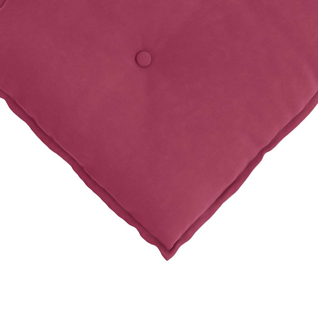 Rugkussen Wijnrood 160 x 50 cm Cordstof image 7