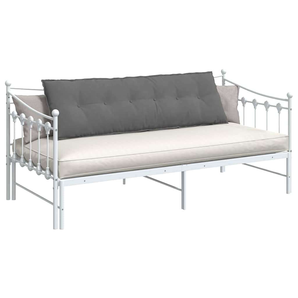 Rugkussen Donkergrijs 160 x 50 cm Microvezel Stof image 3