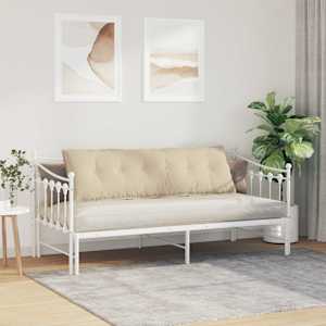 Polštář na záda Krémová 160 x 50 cm Mikrovlákno - obrázek 4