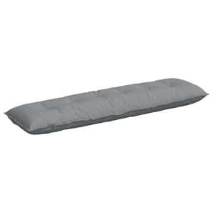 Polštář na záda Světle šedá 180 x 19 x 50 cm textil - obrázek 2
