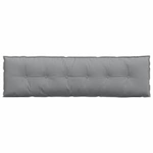 Polštář na záda Světle šedá 180 x 19 x 50 cm textil - obrázek 6
