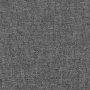 Polštář na záda Tmavě šedá 180 x 19 x 50 cm textil - obrázek 9