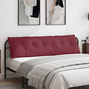 Polštář na záda Víno Červené 180 x 19 x 50 cm textil - obrázek 1