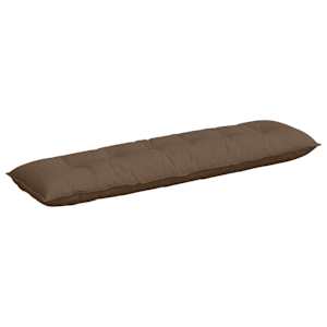 Polštář na záda Hnědá 180 x 19 x 50 cm textil - obrázek 2
