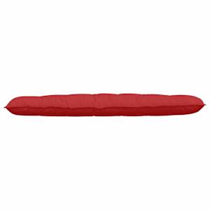 Polštář na záda Červená 180 x 19 x 50 cm textil - obrázek 5