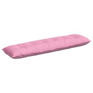 Polštář na záda Růžová 180 x 19 x 50 cm textil - obrázek 2