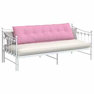 Polštář na záda Růžová 180 x 19 x 50 cm textil - obrázek 3