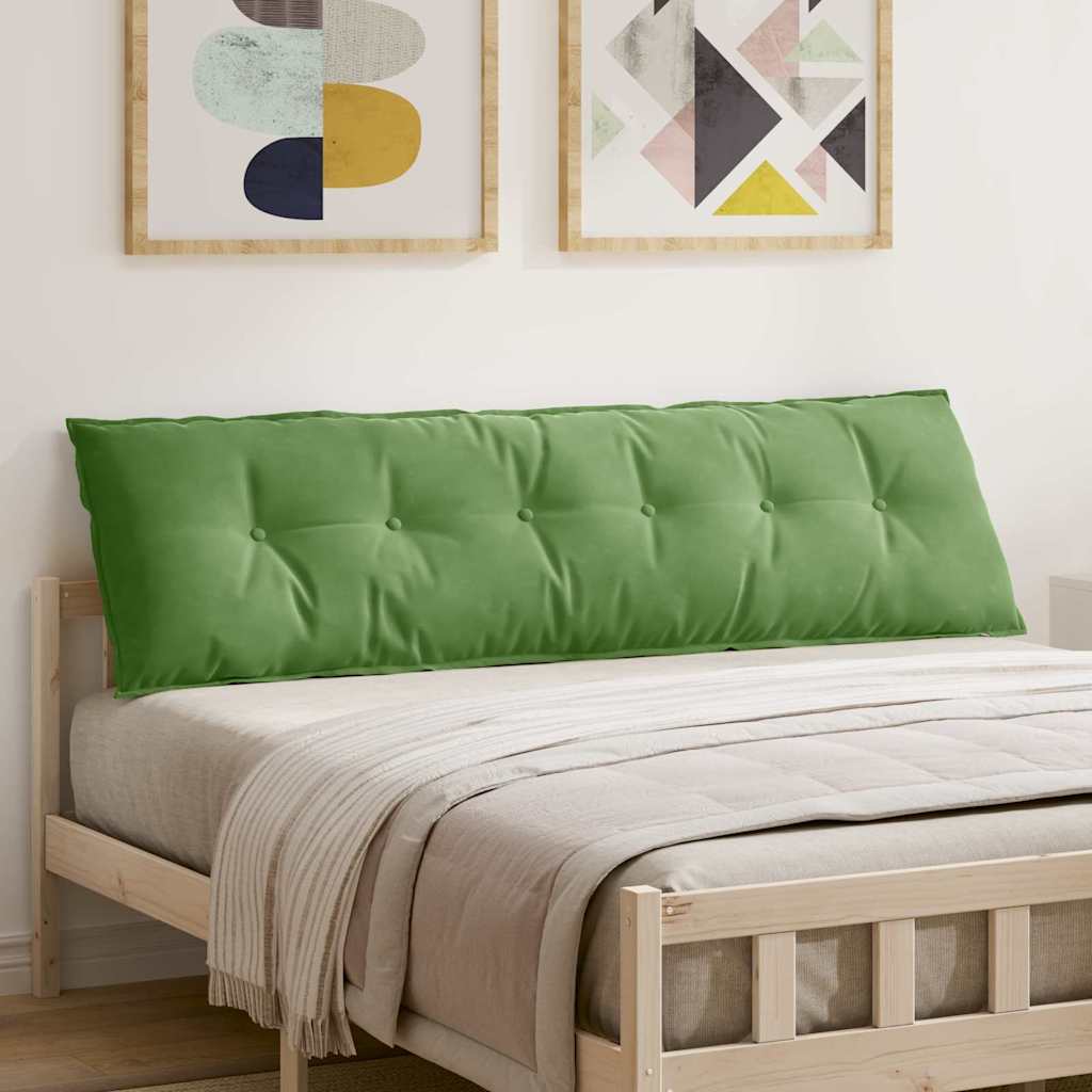 Rugkussen Lichtgroen 180 x 50 cm Cordstof image 1