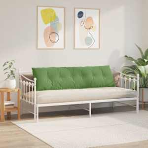Polštář na záda Světlá zelená 180 x 50 cm Žebrovaná látka - obrázek 4