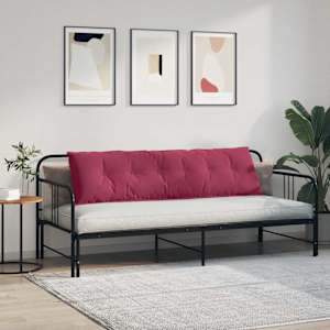 Polštář na záda Víno Červené 180 x 50 cm Žebrovaná látka - obrázek 4