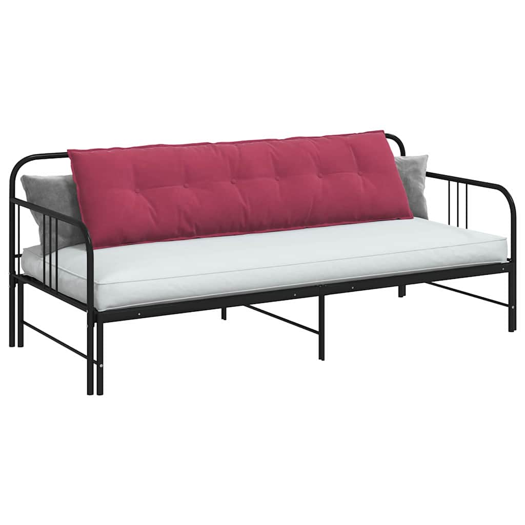 Rugkussen Wijnrood 180 x 50 cm Cordstof image 3